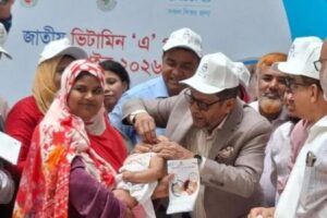 ভিটামিন ‘এ’ ক্যাপসুল খাওয়ানো শুরু-ক্যাম্পেইনের উদ্বোধন করলেন স্বাস্থ্যমন্ত্রী
