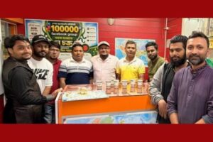 স্পেন বাংলাদেশি কমিউনিটির ১ লাখ সদস্য পূর্তি উদযাপনে মাদ্রিদে জমকালো চা চক্র ও কেক কাটিং