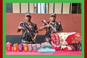 বেনাপোলে বিজিবি অভিযানে চোরাচালান পণ্য আটক