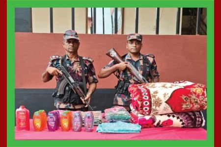 বেনাপোলে বিজিবি অভিযানে চোরাচালান পণ্য আটক 