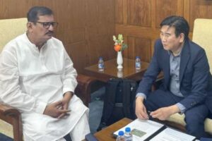 ভূমিমন্ত্রীর সাথে ডোমইয়াং মেটা কোম্পানির প্রতিনিধিদলের সাক্ষাৎ