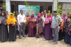 মধুখালীতে বিআরডিবির উদ্যোগে ৫ শতাধিক সদস্যের মাঝে বিনামূল্যে গাছের চারা বিতরণ