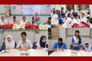 দূর্নীতির বিরুদ্ধে শিক্ষার্থীদের কণ্ঠস্বর: মধুখালীতে বিতর্ক প্রতিযোগিতা অনুষ্ঠিত