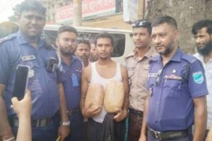 মধুখালীতে দুই কেজি গাঁজাসহ মাদক ব্যবসায়ী আটক