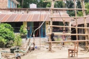 নড়াইলে হাই কোর্টের নিষেধাজ্ঞা অমান্য করে জোরপূর্বক স্থাপনা নির্মাণ