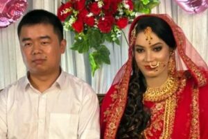 নীলফামারীর তরুণীকে বিয়ে করলেন চীনা যুবক
