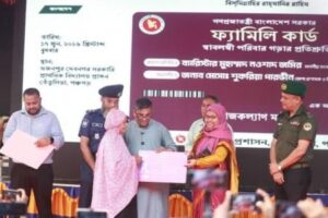পঞ্চগড়ের তেঁতুলিয়ায় প্রধানমন্ত্রীর ফ্যামিলি কার্ড পেল ৪৭৭ জন