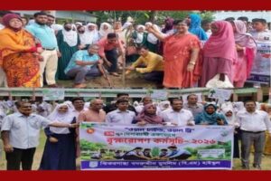 ঝিকরগাছার দুই বিদ্যালয়ে ‘ওয়ান চাইল্ড, ওয়ান ট্রি’ কর্মসূচিতে উৎসবমুখর বৃক্ষরোপণ