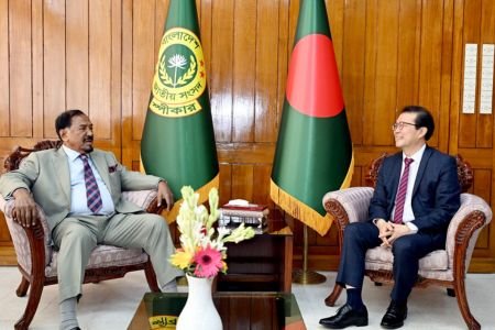স্পিকারের সঙ্গে দক্ষিণ কোরিয়ার রাষ্ট্রদূতের সৌজন্য সাক্ষাৎ