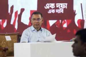 জুলাই শহীদ স্মরণসভায় প্রধানমন্ত্রী