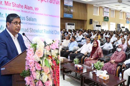 সমবায়ীদের উৎপাদিত পণ্য রপ্তানির উদ্যোগ নেওয়ার আহ্বান স্থানীয় সরকার প্রতিমন্ত্রীর
